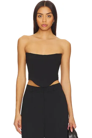 Amanda Uprichard CROP-TOP SABINE in . Size L, S, XL, XS.