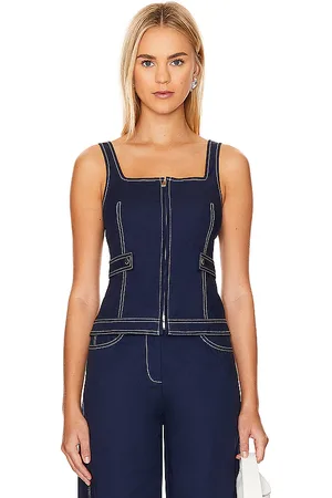 Simkhai Dolce Zip Up Top in . Size 8.