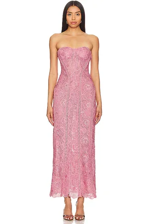ROCOCO SAND MIDI-KLEID PARIS LACE in . Size XS.