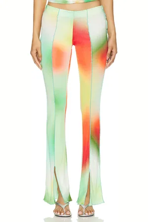 SIEDRES HOSE MULT in Green,Orange. Size S, XS.
