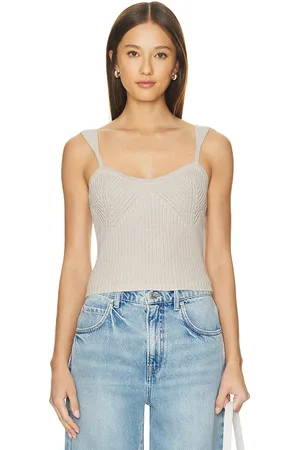 AUTUMN CASHMERE Shaker Tank in . Size M, XL, XS.