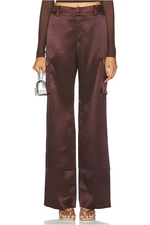 SER.O.YA Galia Satin Cargo Pant in . Size M, S, XL.