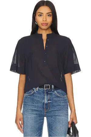 Frame Pleated Button Up Blouse in . Size XXS.
