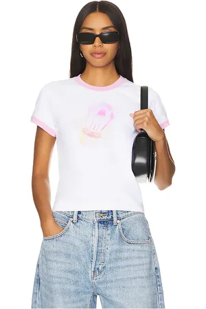 Alexander Wang Shrunken Suga Baby Ringer Tee in . Size S, XS.