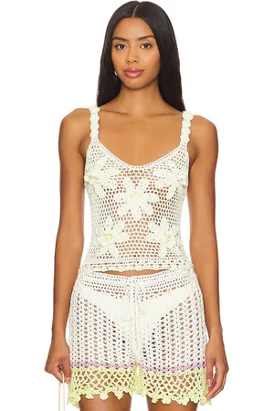 ANDREEVA Crochet Top in . Size L.