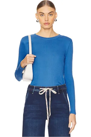 Goldie Estelle Long Sleeve Cotton Rib Tee Shirt in . Size S, XS.