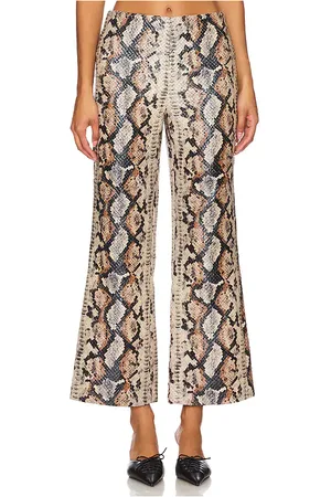 SIMON MILLER HOSE PIA VEGAN SNAKE in . Size 8.