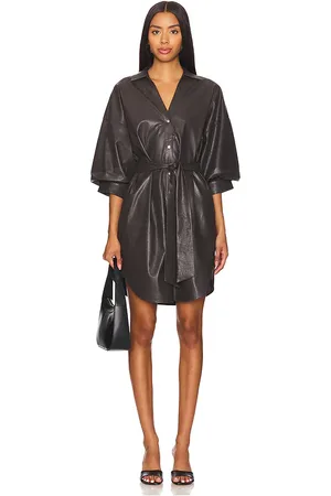 BROCHU WALKER MINI-KLEID MIT GÜRTEL KATE in . Size XS.