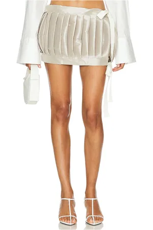 Milkwhite RAFFINIERTER MINIROCK in . Size XS.