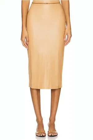 Commando Faux Leather Midi Skirt in . Size XL.
