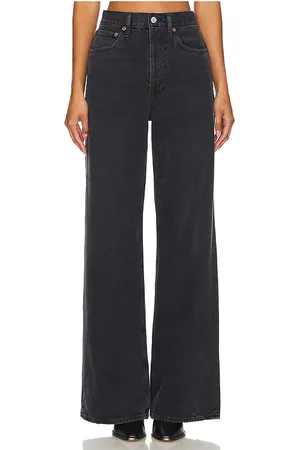 AGOLDE HIGH-RISE-JEANS MIT WEITEM BEIN DAME in . Size 26, 27, 28, 29, 30, 31, 32.