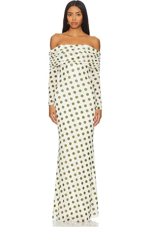 AFRM SCHULTERFREIES MAXIKLEID THELMA in . Size 3X.