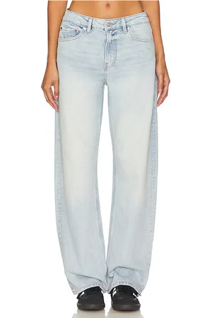 EB DENIM HOSE MIT LOCKERER PASSFORM UND GESCHWUNGENEM, WEITEM BEIN ALIDA in . Size 30.