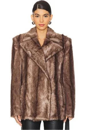 AKNVAS Agostino Faux Fur Jacket in . Size S.
