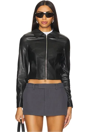 superdown Haydenn Faux Leather Jacket in . Size S, XS, XXS.