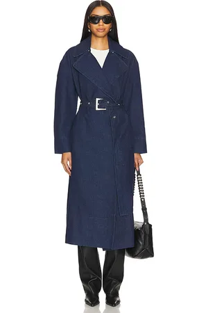 Apparis Tate Denim Trench Coat in . Size M, S, XS.
