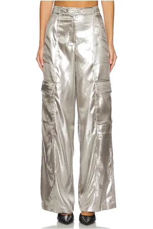 Simkhai CARGOHOSE MIT METALLIC-OPTIK BEATRIZ in . Size 00, 2, 4, 6.