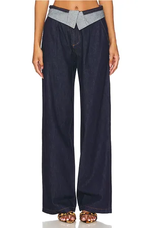 Osis WEITE JEANS MIT UMSCHLAG AM BUND ISABELLA in . Size M, S, XL.