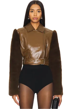 Camila Coelho Florencia Moto Jacket in . Size S, XL, XS, XXS.