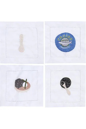 Chefanie Caviar Cocktail Napkins in .