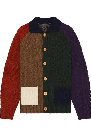 Beams Cardigan Alan Patchwork in . Size M, S.
