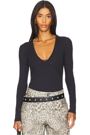 Free People BODY MIT TIEFEM AUSSCHNITT VICTORIA in . Size XL.