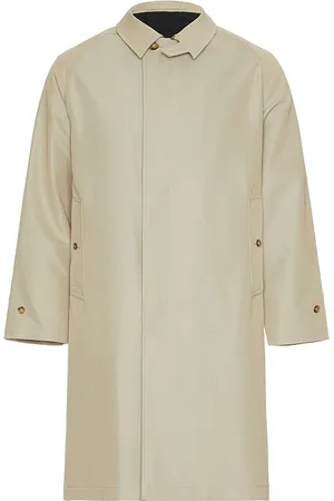 Beams Balmacaan Coat Gabardine in . Size M, XL/1X.