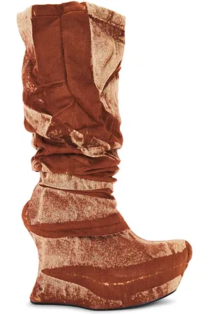 Masha Popova BOOTS MIT DRAPIERTER RAFFUNG in . Size 39.