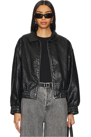 superdown Alia Faux Leather Jacket in .