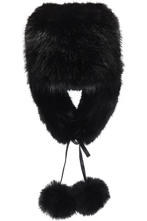 JOCELYN Faux Fur Trapper Hat in .