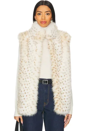 Generation Love Mimi Leopard Faux Fur Vest in . Size M, S, XXS.