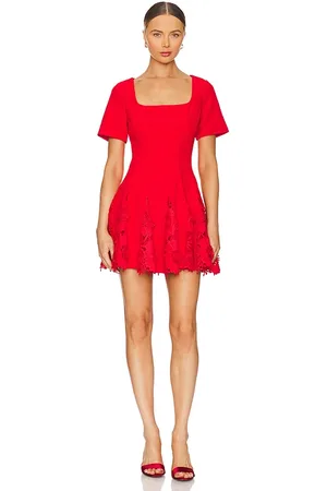 Milly MINIKLEID MIT GODETROCK JOY SQUARE NECK in . Size 4.