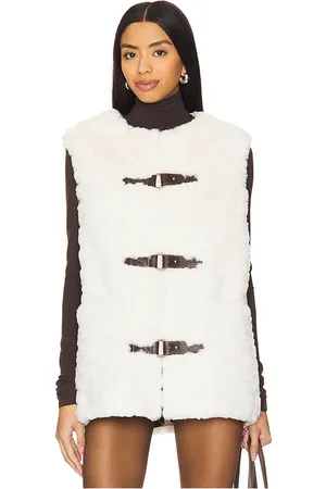 Unreal Fur Faux Fur Dandy Vest in . Size S, XS.