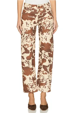 Free People HOSE MIT WEITEM BEIN UND PRINT RISK TAKER in . Size 26, 27, 28, 32.