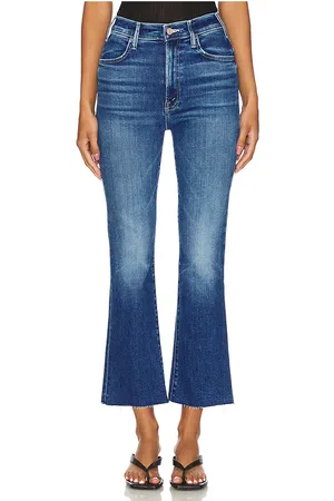Mother HOSE MIT AUSGESTELLTEM BEIN THE HUSTLER ANKLE FRAY in . Size 27.