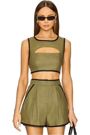 Matthew Bruch CROPPED-OBERTEIL MIT CUT-OUT in . Size 2, 4.