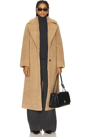 AllSaints Freddie Fur Coat in . Size M, S.