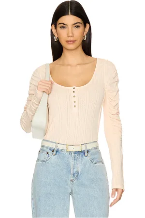 Free People OBERTEIL MIT KURZER KNOPFLEISTE HOPE in .