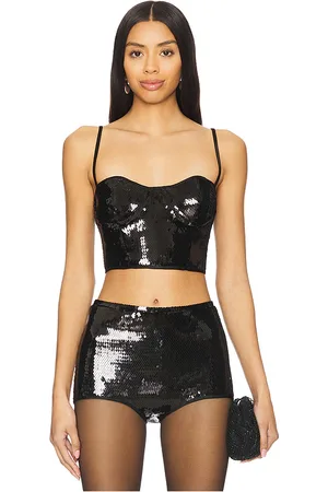 Kiki de Montparnasse BH MIT BREITEM UNTERBRUSTBAND SEQUINS in . Size 2, 4.
