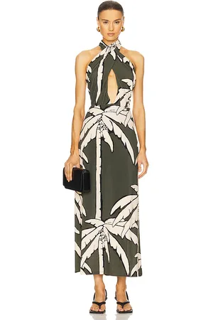 JOHANNA ORTIZ KNÖCHELLANGES KLEID OCEANIC MANTRA in . Size M, S, XL.