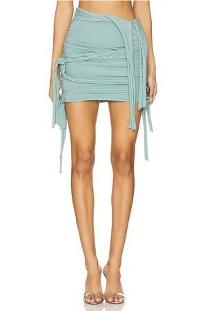 OTTOLINGER MINIROCK MIT DRAPIERUNG in . Size S, XS.