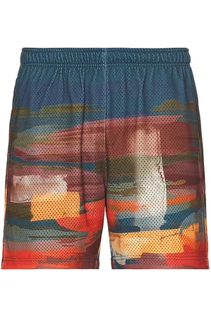 JOHN ELLIOTT Practice Shorts in Blue,Orange. Size M.