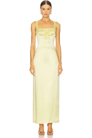 LINE & DOT MAXIKLEID LIMONE in . Size XS.