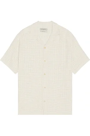 AllSaints Madin Button Down Shirt in . Size S, XL/1X.
