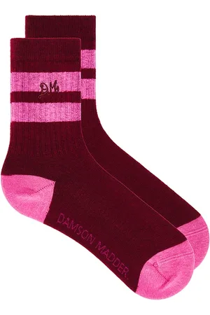 Damson Madder Calf Length Socks in .