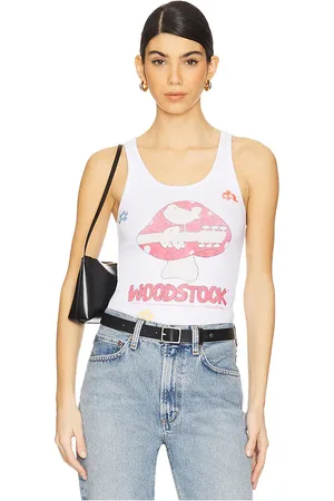 LAUREN MOSHI Esmerelda Woodstock Shrooms Tank Top in .
