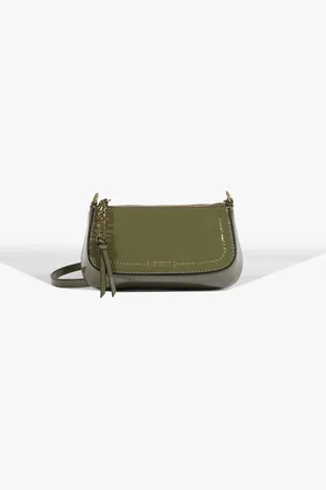 Schutz Bolsa Tiracolo Mini Tina Verniz