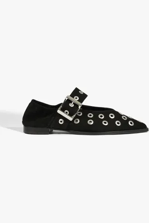 Schutz Sapatilha Fresh Boho Preta