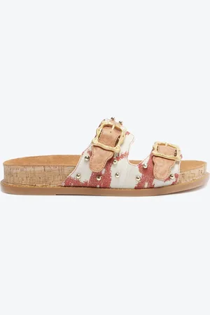 Schutz Sandália Papete Wavy Fivela