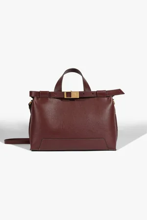 Schutz Bolsa Mini Tote Memphis Couro Vermelha